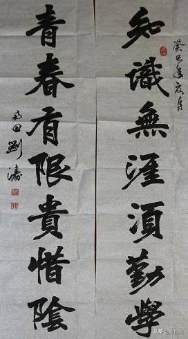 你认为刘涛的书法如何？你如何评价她的书法？
