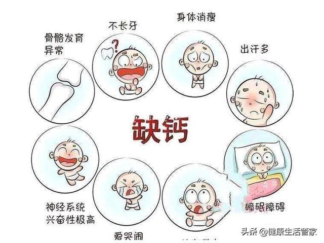 儿童缺钙的症状有哪些:小孩2岁除了吃奶粉外，吃什么补钙好些？ 儿童缺钙的症状有哪些表现
