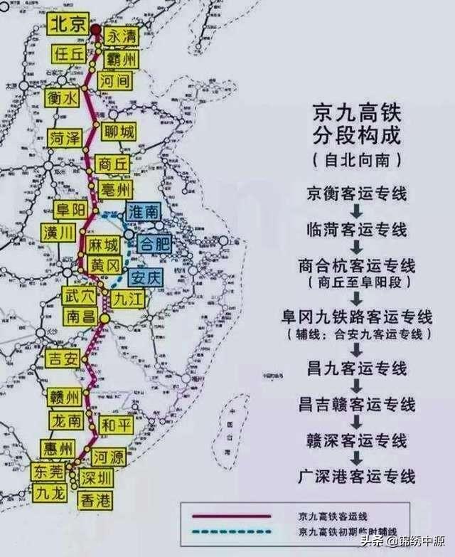 沿江高铁什么时候全线通车，京九高铁建设到什么程度，哪年可以开通