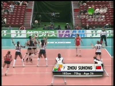 女排周晓兰:排球比赛中的“背飞”是什么意思？