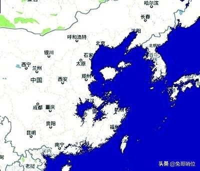 海平面上升地图:海平面上升加剧，最高或升60米，我国哪些城市会成为水下世界