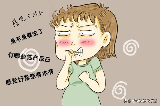 生孩子前的征兆什么感觉:孩子要出生之前有什么反应，我是头胎，快到预产期了，好紧张？