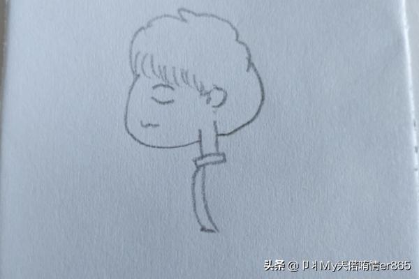 小孩怎么画,侧着身子的男孩简笔画怎么画呢？