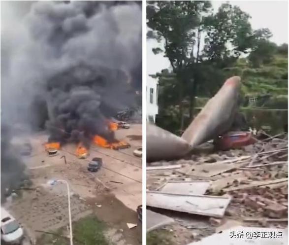 北京爆炸事件:浙江温岭油罐车突发爆炸，汽车被炸飞4层楼高，怎么回事