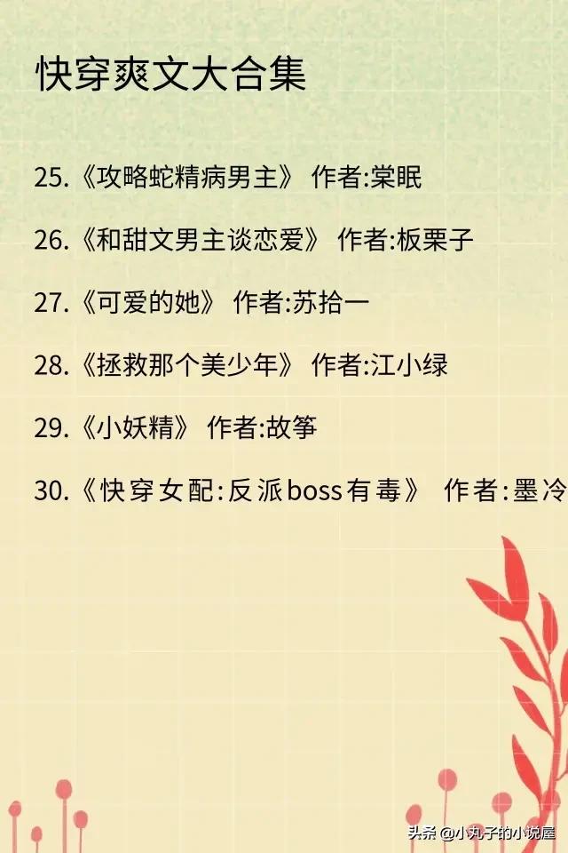有没有好看的快穿<a href=https://maguai.com/list/34-0-0.html target=_blank class=infotextkey><a href=https://maguai.com/list/34-0-0.html target=_blank class=infotextkey>小说</a></a>可以推荐(快穿<a href=https://maguai.com/list/34-0-0.html target=_blank class=infotextkey><a href=https://maguai.com/list/34-0-0.html target=_blank class=infotextkey>小说</a></a>推荐书单)