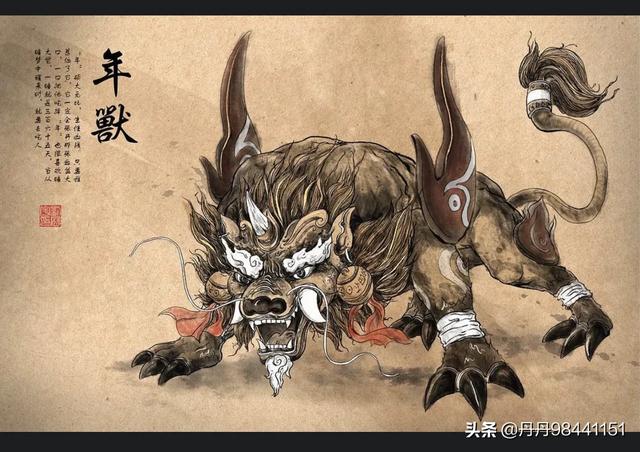 头条问答 - 年兽到底是个什么动物?放鞭炮真的能吓跑年兽吗?