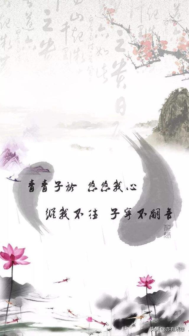 《诗·郑风·子衿》从哪里看出来是女子思念男子？