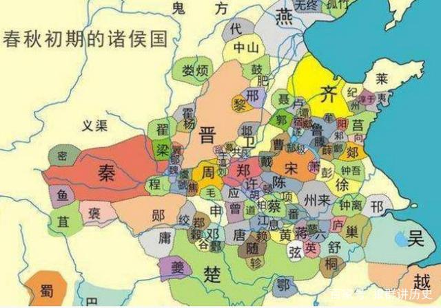 春秋战国时期长江流域的楚,吴,越有多大？