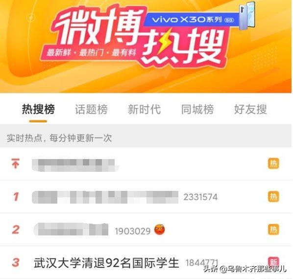乔丽娅:武大清退92名留学生，我觉得干的漂亮，大家觉得呢？