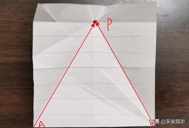 抽纸三角形折法图片