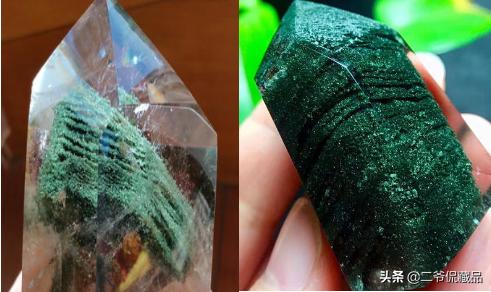 天然七彩水晶原石,天然水晶的包体是什么形状?