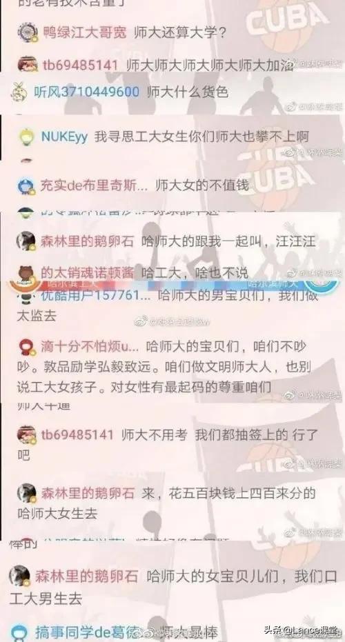 哈尔滨师范大学灵异事件:哈工大学生辱骂哈师大女生，你怎么看？