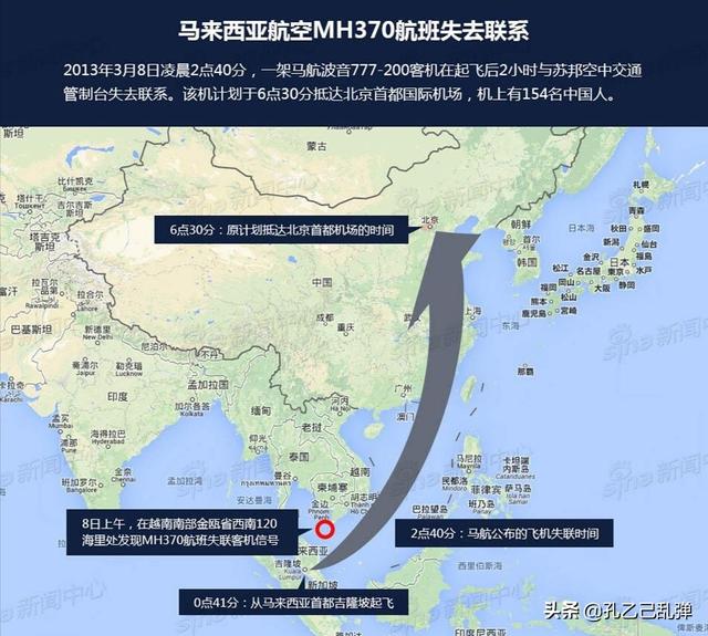 飞机失联事件中国，可以说说你知道的马航Mh370真相吗