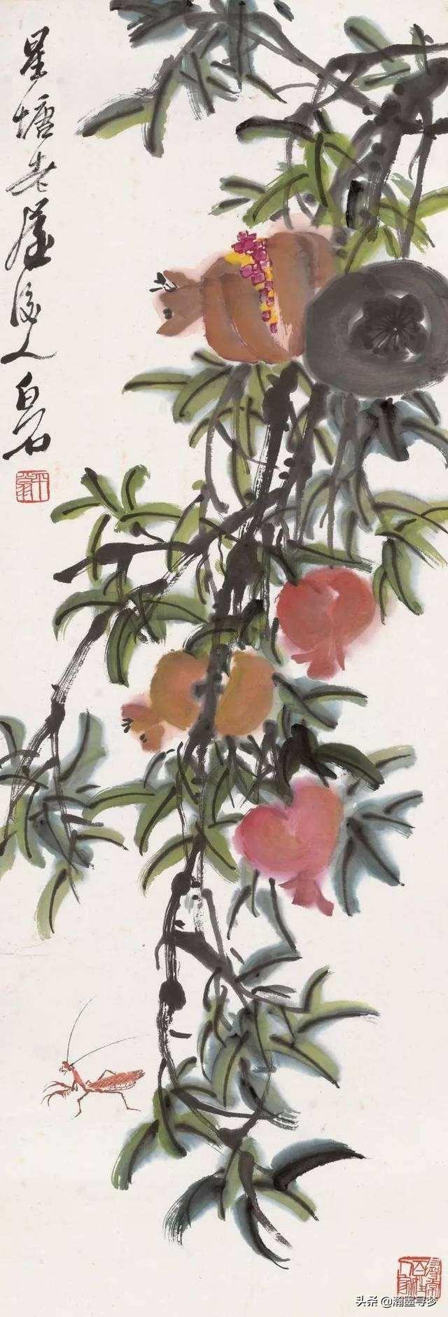 中国石榴王画家图片