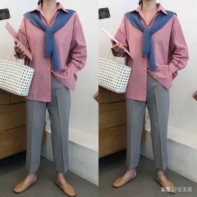 星星黑白色拼色绑带松:条纹单品应该怎么搭配呢？