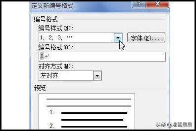 word序号,word编号格式怎么设置？