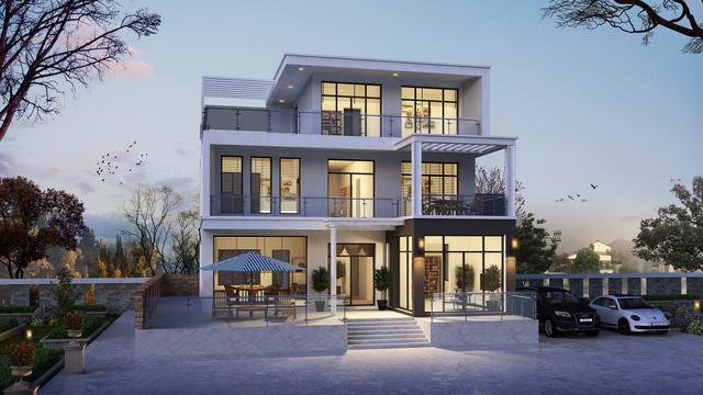 2022年农村盖别墅可以用落地窗吗?