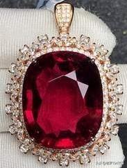 真正的红宝石戒指图片,有荣宝斋签印的红宝石戒指值钱吗？