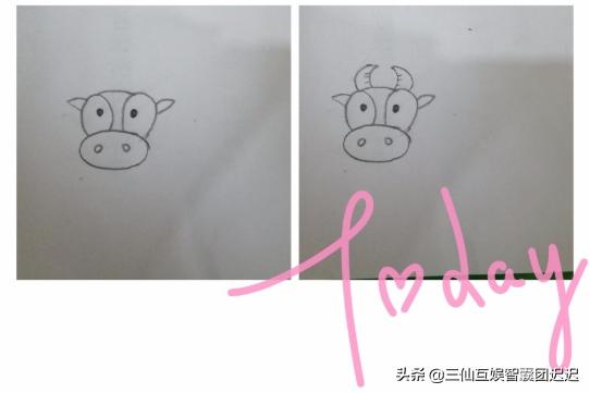 简笔画蜗牛,简笔画吃草的小牛的画法？