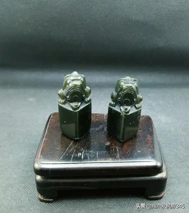 头条问答 - 罕见至极的民国青田石艾叶绿印章是否真的价值连城?