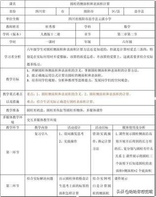 圆柱侧面积如何计算？:圆柱的侧面积等于什么 第1张