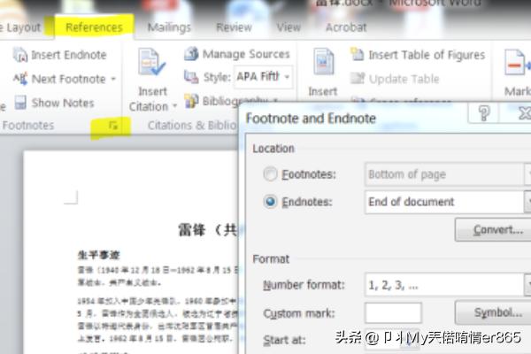 word尾注怎么添加，如何在word尾注后添加附录、成果等其他内容