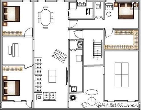农村建房15m*6.5m,该怎么设计？