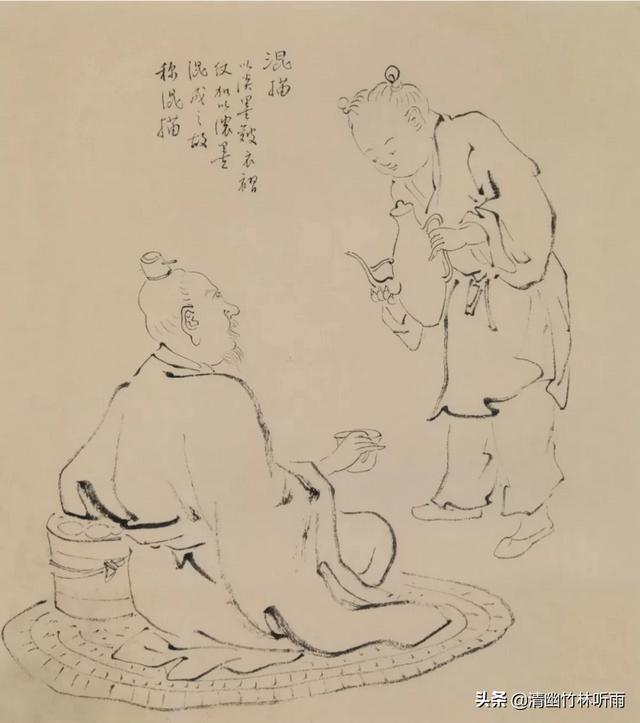 白描木兰花图片大全:白描和工笔画有什么区别？