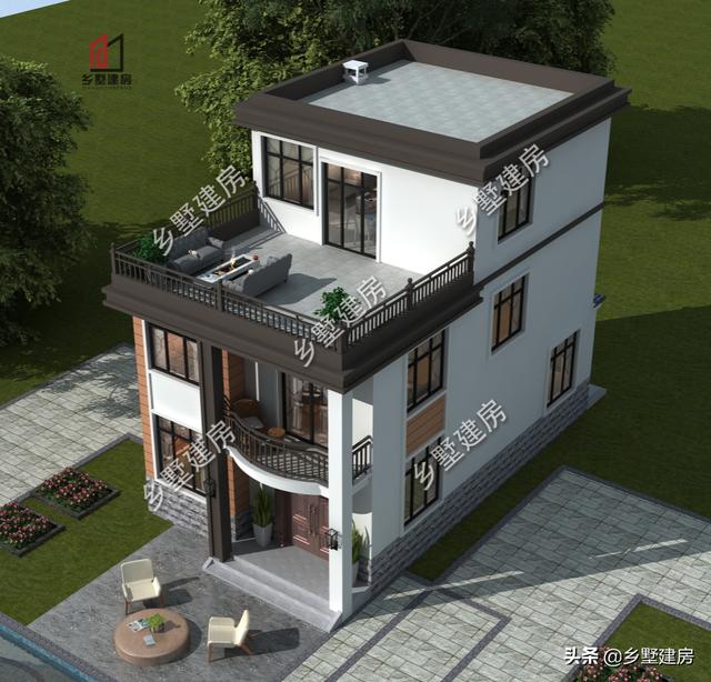 别墅编号:ms2103002占地尺寸:7.2x12米占地面积:86.