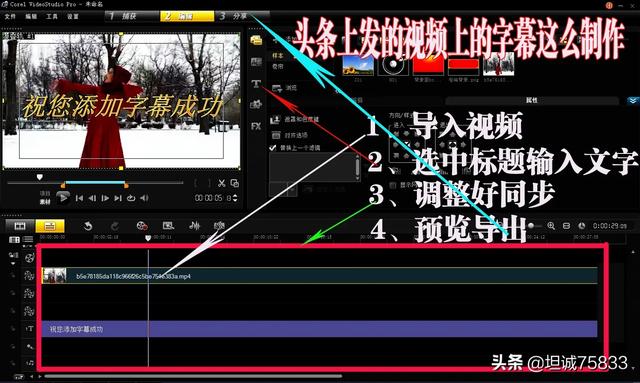 头条发的视频上的字幕怎么制作？