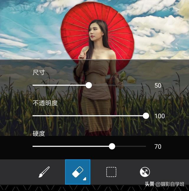 <a href=https://maguai.com/list/256-0-0.html target=_blank class=infotextkey>朋友圈</a>背景图<a href=https://maguai.com/list/44-0-0.html target=_blank class=infotextkey>动漫</a>:怎么用摄影修图软件，给人像照片换成卡通背景？