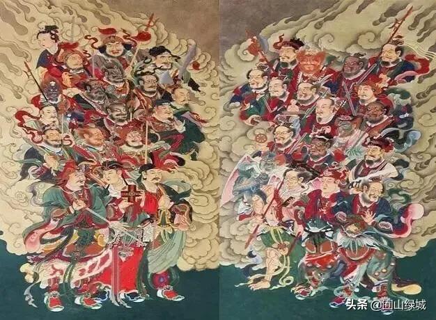 天空上出现6个天兵天将，玉帝十万天兵天将为何还不如二郎神的一千二百草头神