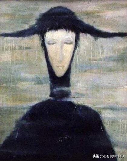 雨中女郎 恐怖，美女画家捷列茨一幅受过魔咒的画作《雨中女郎》，看了无法入睡