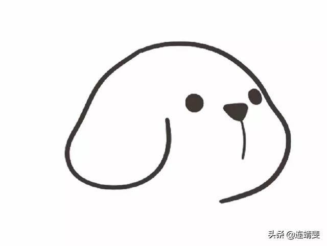 可爱的小狗:怎么画简笔画可爱的小狗？
