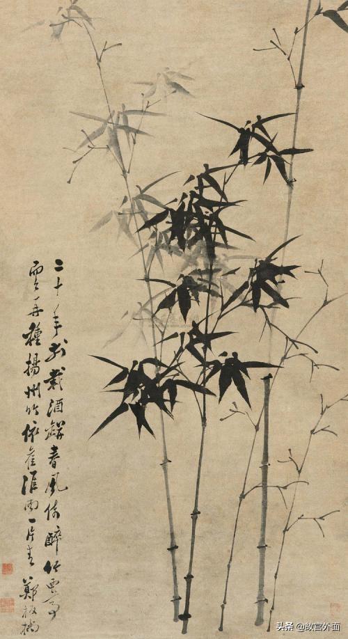 宦海归来两袖空逢人卖竹画清风郑板桥为何画竹40年