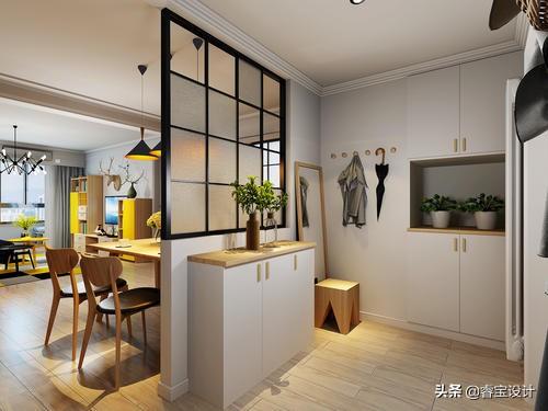 鞋柜放在入户门哪侧好,入户门左右没有墙怎么做鞋柜？