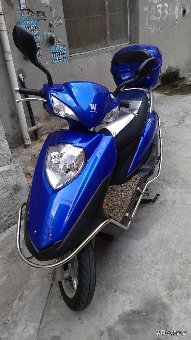 头条问答 - 豪爵vh125和五羊本田喜鲨125高配一个价,本人想用到摩托车