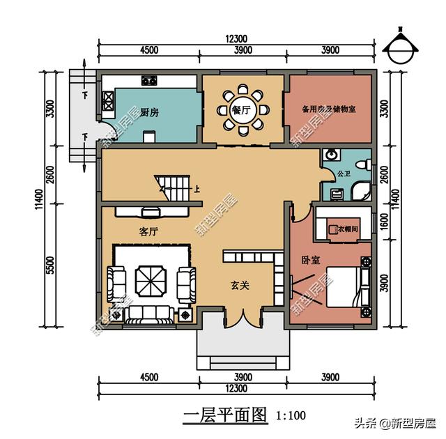 2022年家里有一块长21米,宽12米的农村宅基地,该如何设计建房?