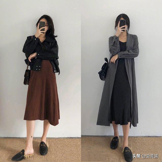 星星黑白色拼色绑带松:40岁的女人，怎样穿搭淑女又显瘦？