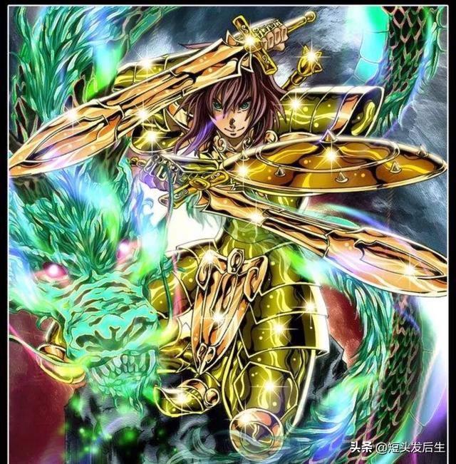 《圣斗士星矢》中,童虎背上纹的是老虎,自己名字也是虎,跟龙沾不上