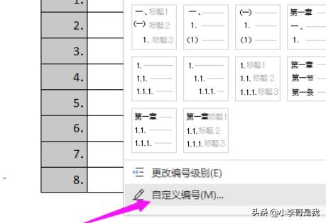 word怎么设置序号，word表格怎么快速添加序号