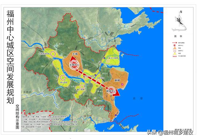 走104國道,從連江縣政府到福州市政府在1小時左右,如果走東部快速通道