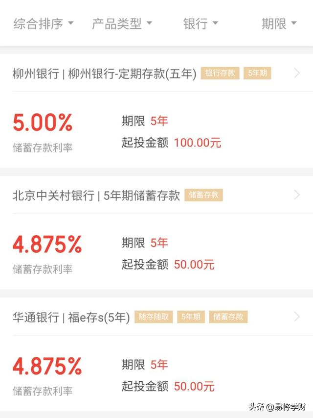 目前有哪些银行利率可以达到三年期4.25%呢？插图18