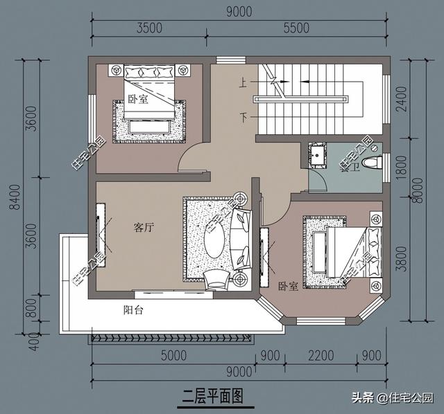 三层农村住宅设计图(普通三层楼房设计图农村)