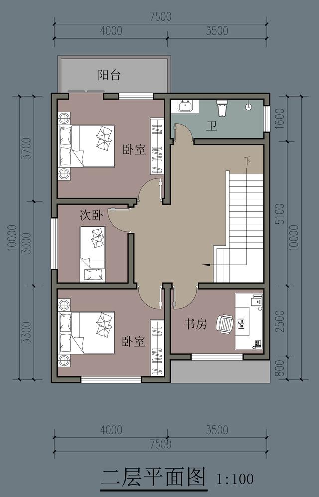农村自建房面宽6米,进深10米,可以怎么设计比较合理?