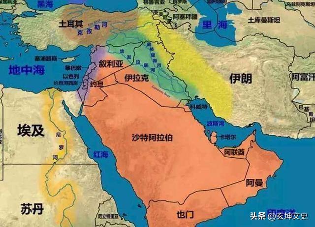 中东地区包括哪些洲的国家,为什么叫中东?