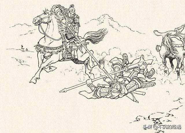 马超之死:少年马超扎死一将活捉一将，小霸王夹死一将吓死一将，哪个厉害