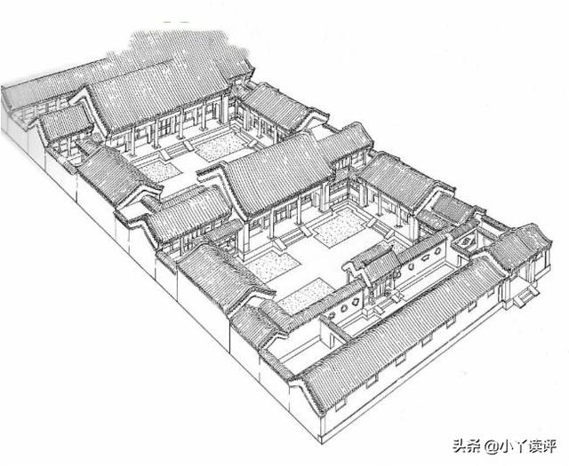建造一个标准的两进四合院占地面积多大,房屋尺寸多少?