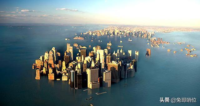 海平面上升地图:海平面上升加剧，最高或升60米，我国哪些城市会成为水下世界
