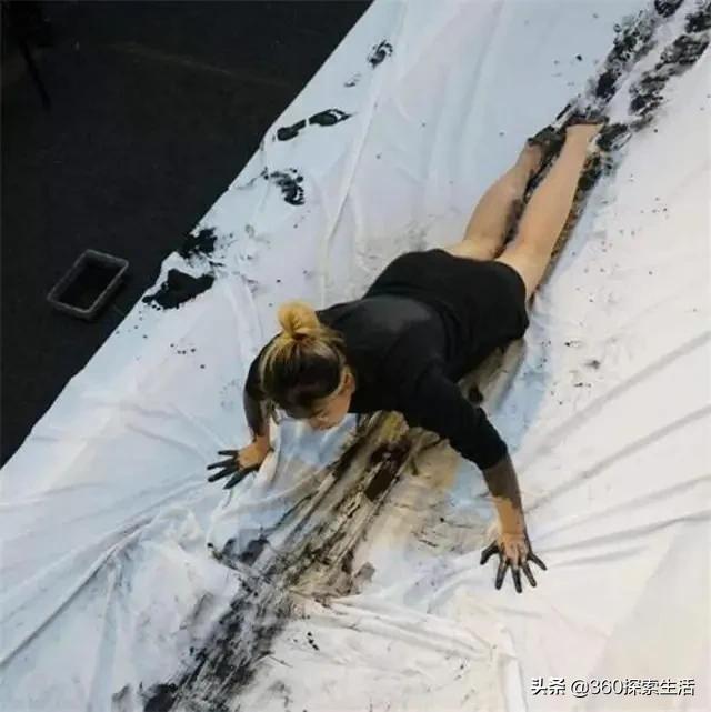 河南女士陌生征婚网图:如何看待90后美女蒋涵萱的人体书法，这真的是艺术吗？